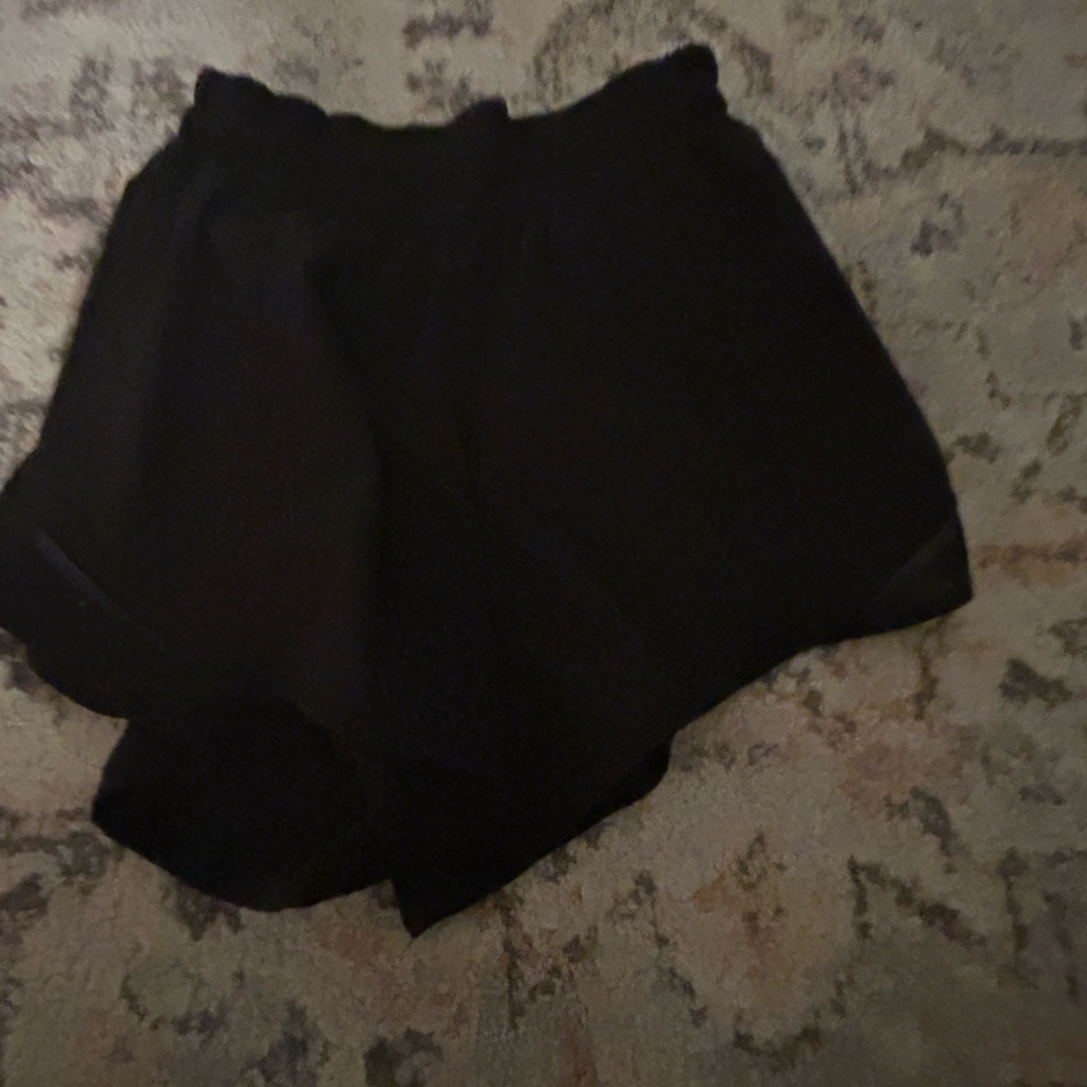 Black lululemon shorts.